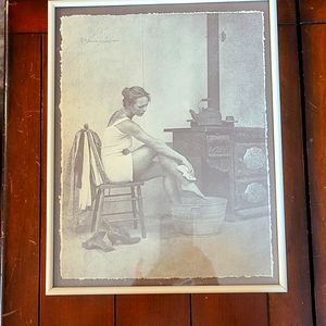 R. Hendrickson signed print